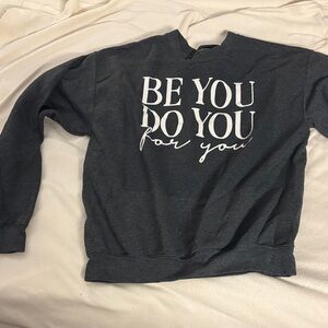Gray Graphic Sweatshirt